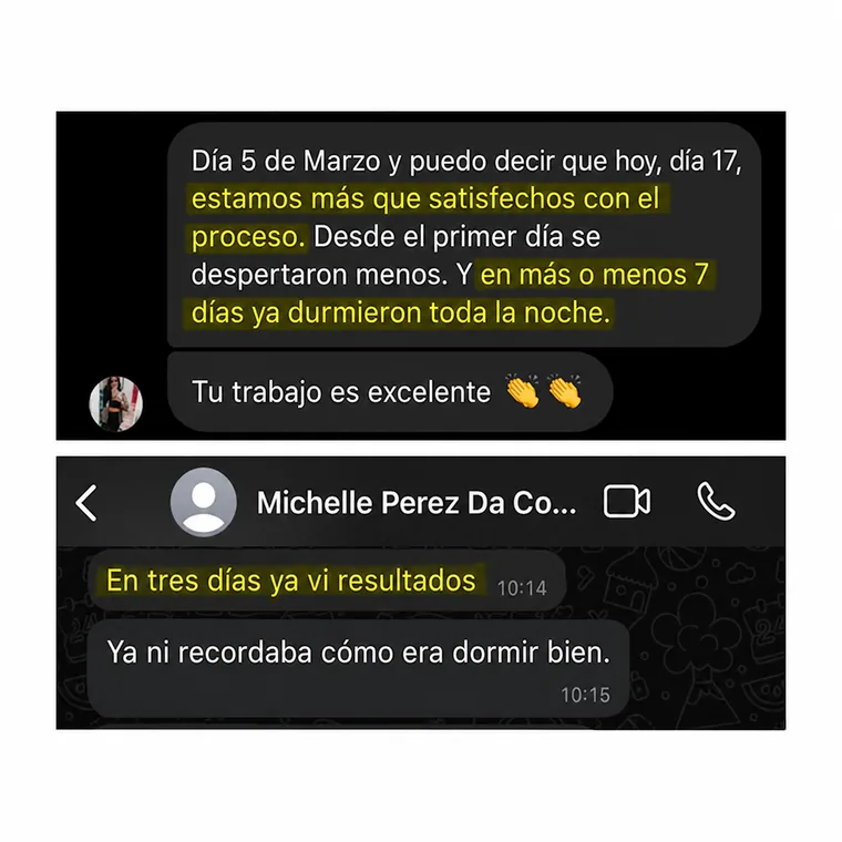 Testimonio de WhatsApp